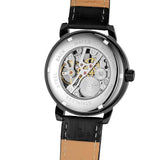 Forsining Men’s Retro Mechanical Watch – Skeleton Dial with Leather Strap