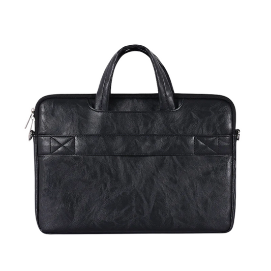 Art Line Printed PU Leather Laptop Briefcase – Waterproof Sleeve for MacBook & more (13–15" Inches)
