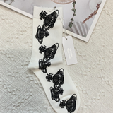 Japanese Starry Sky Socks – Women’s Mid-Tube Cotton Autumn Winter Style