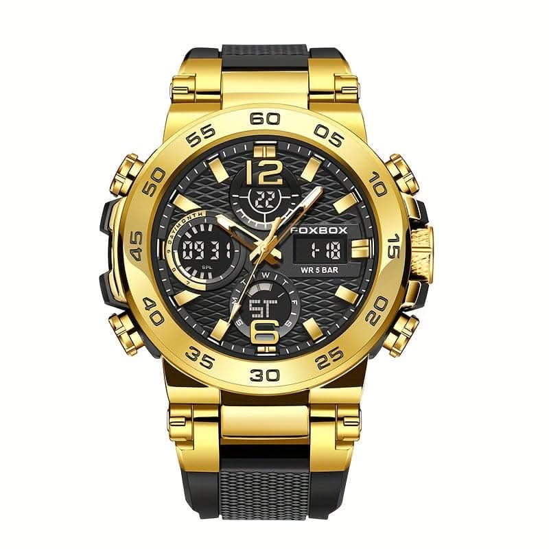 Men's Waterproof Dual Display Sports Watch