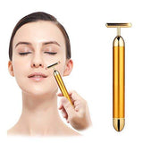 Gold Vibrating Facial Beauty Stick Massager