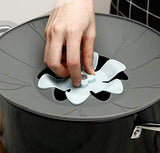 Silicone Pot Lid Cover – Flower-Shaped Anti-Overflow Rotating Fresh-Keeping Kitchen Lid