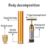 Gold Vibrating Facial Beauty Stick Massager