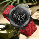 SANDA Digital Sports Watch – Multifunction Waterproof Student Watch with Nylon Strap