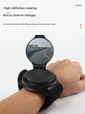 360° Rotating Bike Rearview Mirror with Adjustable Wrist Strap – Wide-Angle Cycling Safety Accessory