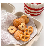 6PCS Cute Cookie Simulation Hair Clips Set