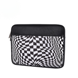 PU Leather MacBook Case – Shock-Resistant Sleeve with Optical Print (13"–16.2")