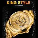 T-Winner Luxury Men’s Automatic Mechanical Watch – Stainless Steel, Water Resistant