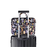 Graffiti Typography Printed Laptop Sleeve – Polyester Case for 13/14/15-inch Devices