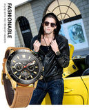 FORSINING Men's Tourbillon Mechanical Watch – Multi-Functional Fashion Timepiece