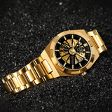 T-Winner Men’s Automatic Stainless Steel Watch – Luxury Business Wristwatch