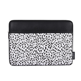 Dalmatian Print PU Leather Laptop Sleeve – Waterproof & Shockproof Case (11–15 Inch)