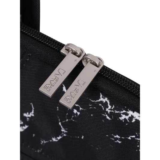 Marble Print Waterproof Laptop Bag – Fits 13" to 15" – Briefcase with Front Pocket