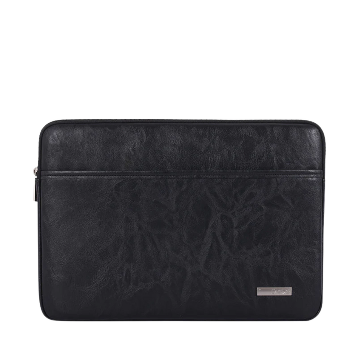 Vintage Laptop Sleeve – PU Case with Dual Zipper Compartments for 11–15" Devices