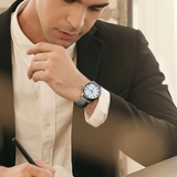 T-Winner Men’s Mechanical Watch – Silver Round Dial, Stainless Steel Strap