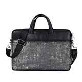 Art Line Printed PU Leather Laptop Briefcase – Waterproof Sleeve for MacBook & more (13–15" Inches)