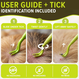 Pet Grooming Tool – Flea & Tick Remover Comb for Dogs and Cats with Easy Cleaning Design