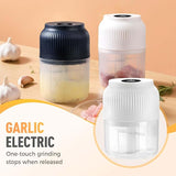 Rechargeable Electric Garlic Chopper – Mini USB Food Processor for Garlic, Vegetables & Meal Prep