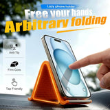 Flexible Car Phone Holder – Silicone Foldable Mobile Stand for Dashboard, Desktop, Tablet & Laptop Support