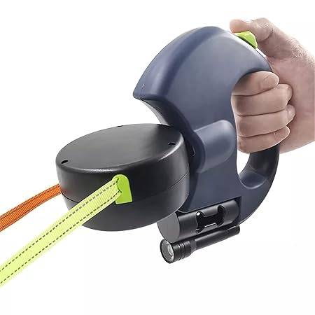 Automatic Retractable Double-Ended Dog Leash