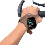 Apple Watch Leather Strap – Buttoned PU Leather Band Compatible with iWatch Ultra, SE & Series 10–4