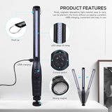 UV Sanitizer Wand – Portable LED UVC Disinfection Stick for Pet Areas & Household Cleaning