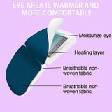 Steam Eye Mask – Warm Compress Sleep Mask for Eye Fatigue Relief & Relaxing Heated Comfort