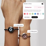 Long-Distance Couple Smart Bracelets Pair