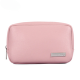 PU Leather Digital Storage Bag – Compact Accessories Organizer for Cables & Hard Drive