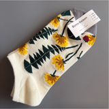 Women’s Cotton Boat Socks – French Light Luxury Low-Cut Colorful Short Socks (36–41)