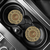 2pcs Bullet Base Pattern Absorbent Car Cup Holder Coaster Car Interior Accessories For Men And Women Water Cup Coaster For Car Vehicle Home And Desk