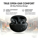 Bluetooth Ear Clip Headset – Open-Ear Wireless Earbuds with Long Battery Life for Gaming & Sports
