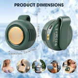 Portable Mini USB Fan – Rechargeable Bladeless Desktop & Neck Clip Cooling Fan