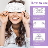 Steam Eye Mask – Warm Compress Sleep Mask for Eye Fatigue Relief & Relaxing Heated Comfort