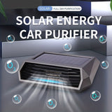 Solar-Powered Car Air Purifier –With USB Type-C Charging