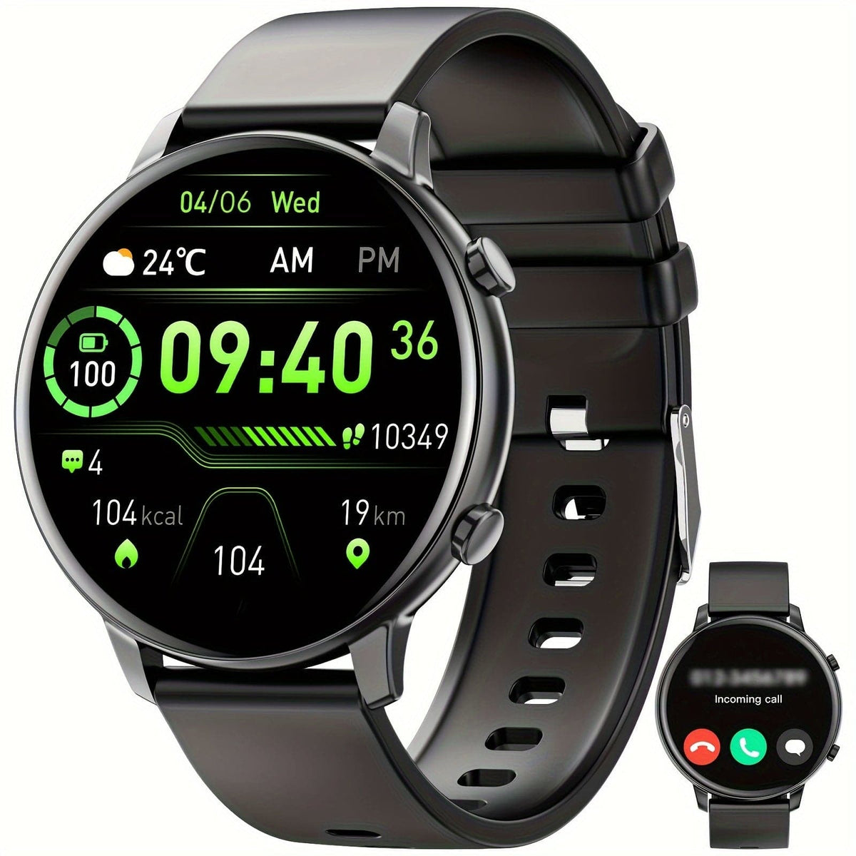 Women's 1.39'' Smartwatch – Wireless Call, Voice Assistant, and 100+ Sports Modes