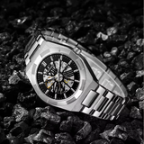 T-Winner Men’s Automatic Stainless Steel Watch – Luxury Business Wristwatch