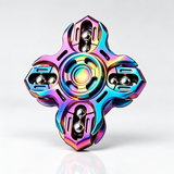 Metal Fidget Spinner – Interlocking Mechanical Tuning Fork EDC Stress Relief Toy, Cool Handheld Desk Gift for Kids