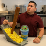 Hammer-Shaped Popcorn Bucket – Acrylic Collectible Food Container