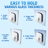 Double-Sided Magnetic Glass Cleaner – Strong Magnetic Window Wiper for Single-Layer Glass