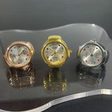 BOZHI Women's fashionable Rhinestone Ring Watch – Quartz Finger Watch