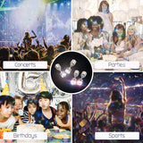 Unisex LED Light-Up Crown Earrings – Colorful Alloy Glow Jewelry for Parties & Concerts