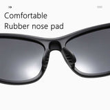 [Solarix] Silver Wraparound Sunglasses