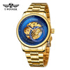 T-Winner Victor Automatic Skeleton Watch – Fashion Mechanical Men’s Business Timepiece