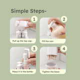 Travel Bottles Set – Refillable Leakproof Toiletry Containers with Labels & Stickers