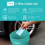 Car Glass Cleaning Film – Oil Film Remover, Decontamination Sheet & Streak-Free Windshield Cleaner