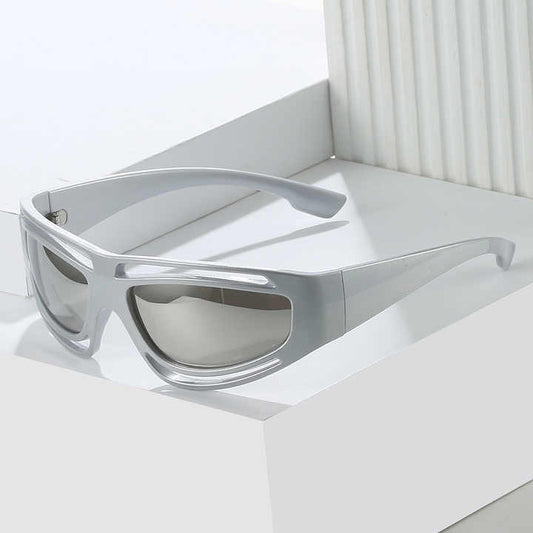 [Trinity 2.0] Futuristic Silver Sunglasses