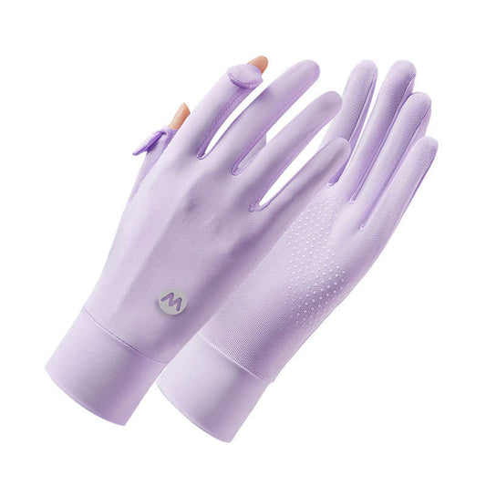 UV Protection Gloves – UPF50+ Ice Silk Sun Gloves for Driving & Cycling