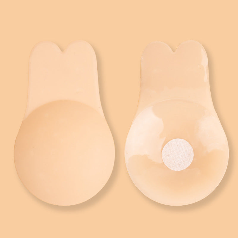 Breathable Solid Silicone Nipple Covers for Dresses, Anti-Exposure, Thin Invisible Seamless Lift-Up Breast Pads