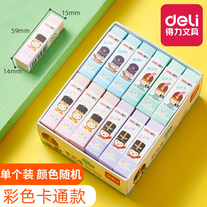 Deli stationery rubber cute creative children's art 4B eraser student drawing exam 2B eraser wholesale